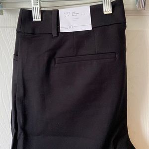 Loft Riviera pant, black, NWT!